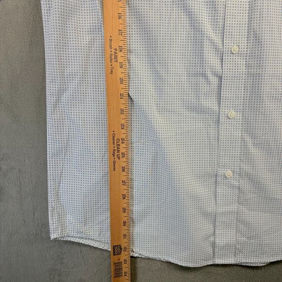 Wrangler George Strait Shirt Men's XL Blue Check Short Sleeve Western Cowboy - Picture 6 of 8